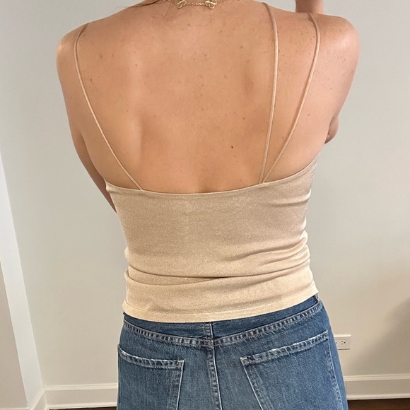 Gauge81 Gold Metalic Top- Medium - Picture 2 of 7